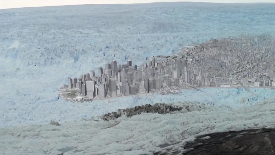 Najveći raspad glečera, Grenland