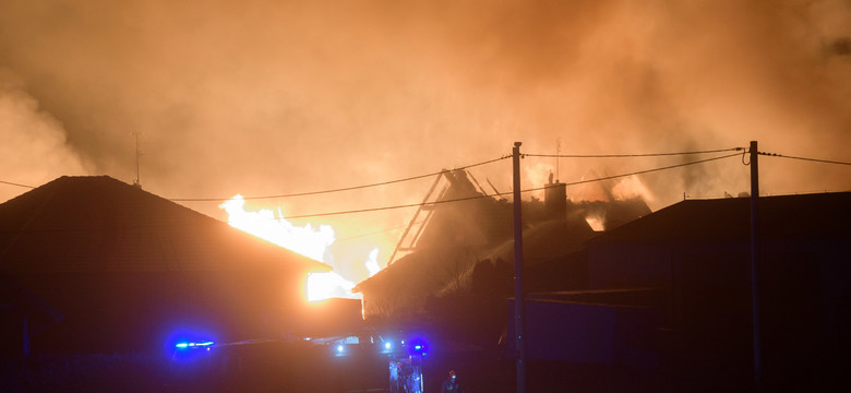 Wybuch gazociągu w Murowanej Goślinie. Kilka domów doszczętnie spalonych