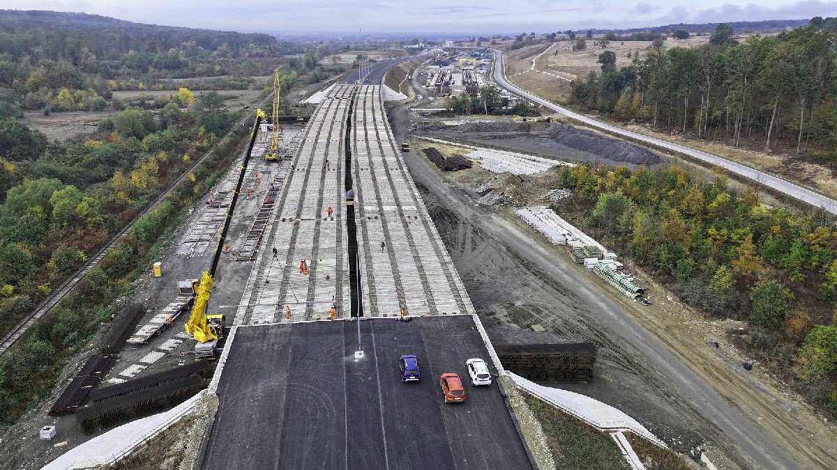Autostrada A1 Margina - Holdea: Cum se prezintă stadiul fiecărui pasaj și viaduct de pe traseu