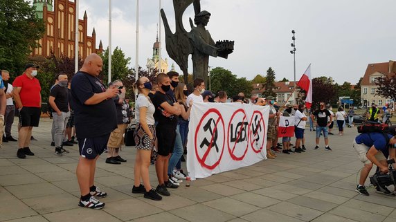 Kontrmanifestacja w Szczecinie 