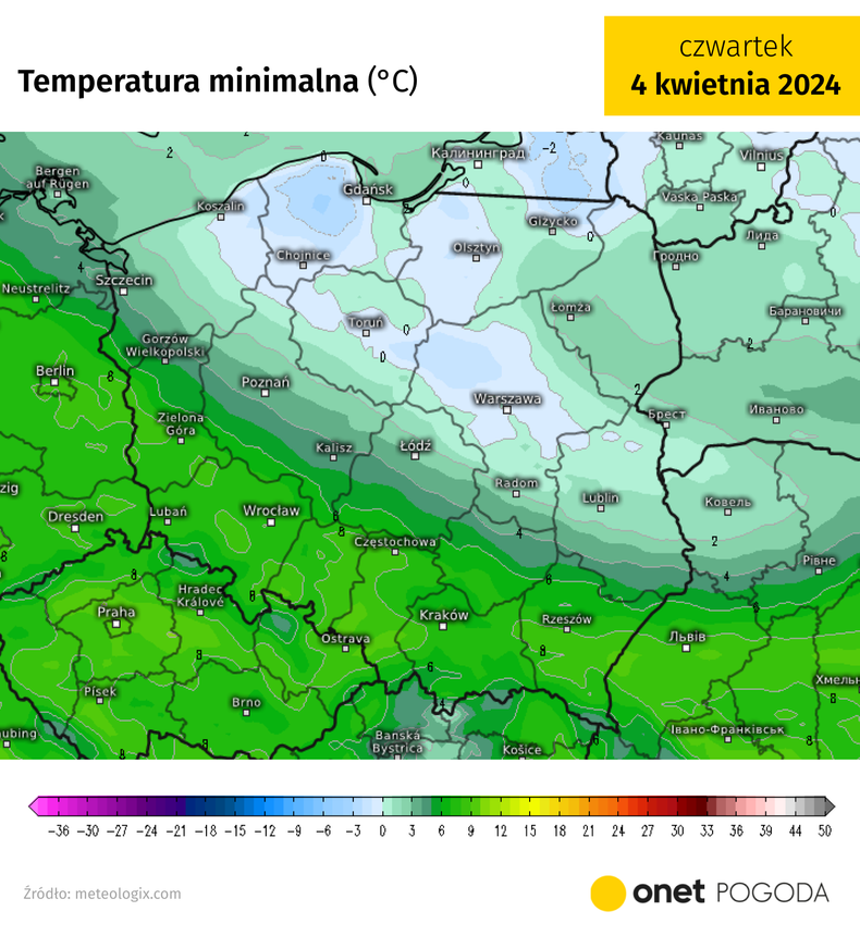 W nocy pojawią się przymrozki