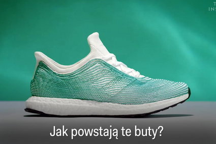 Jak Adidas tworzy buty z przetworzonych butelek