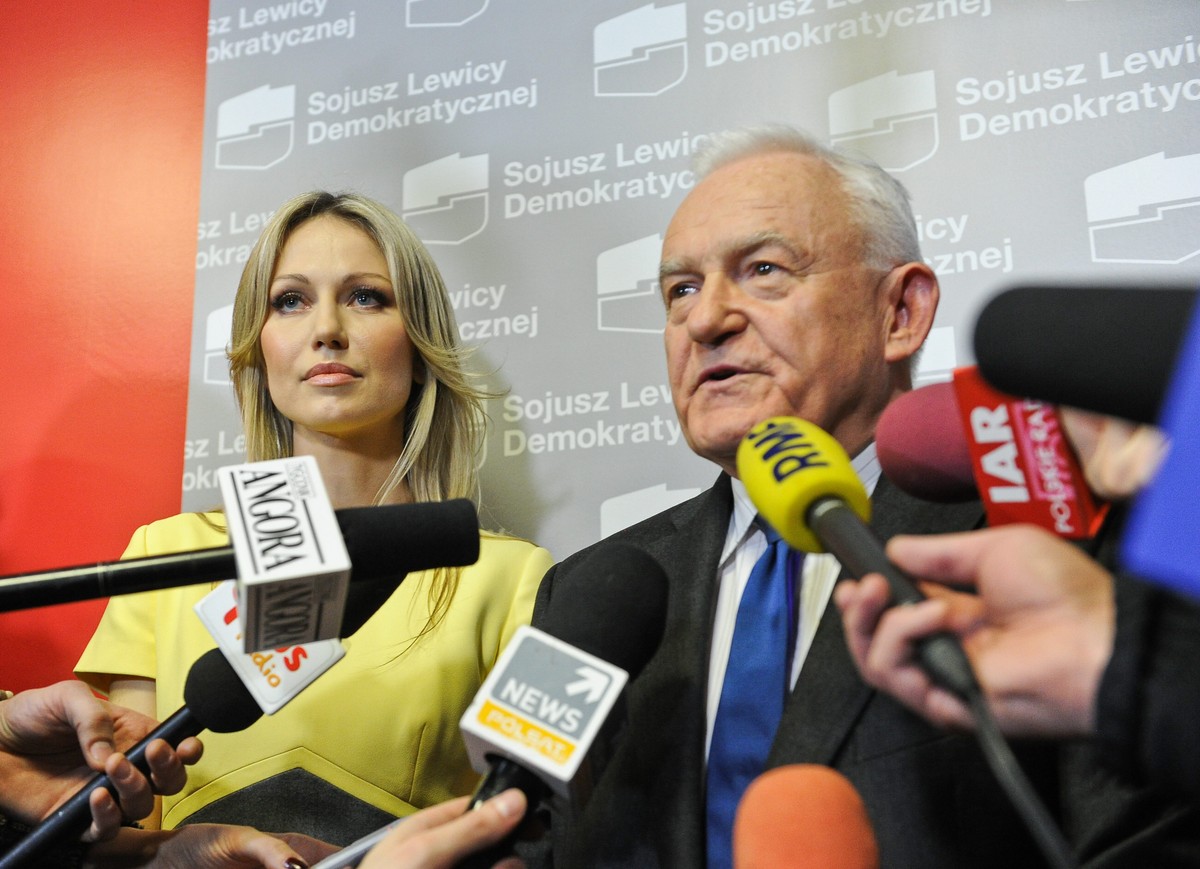 Leszek Miller i Magdalena Ogórek