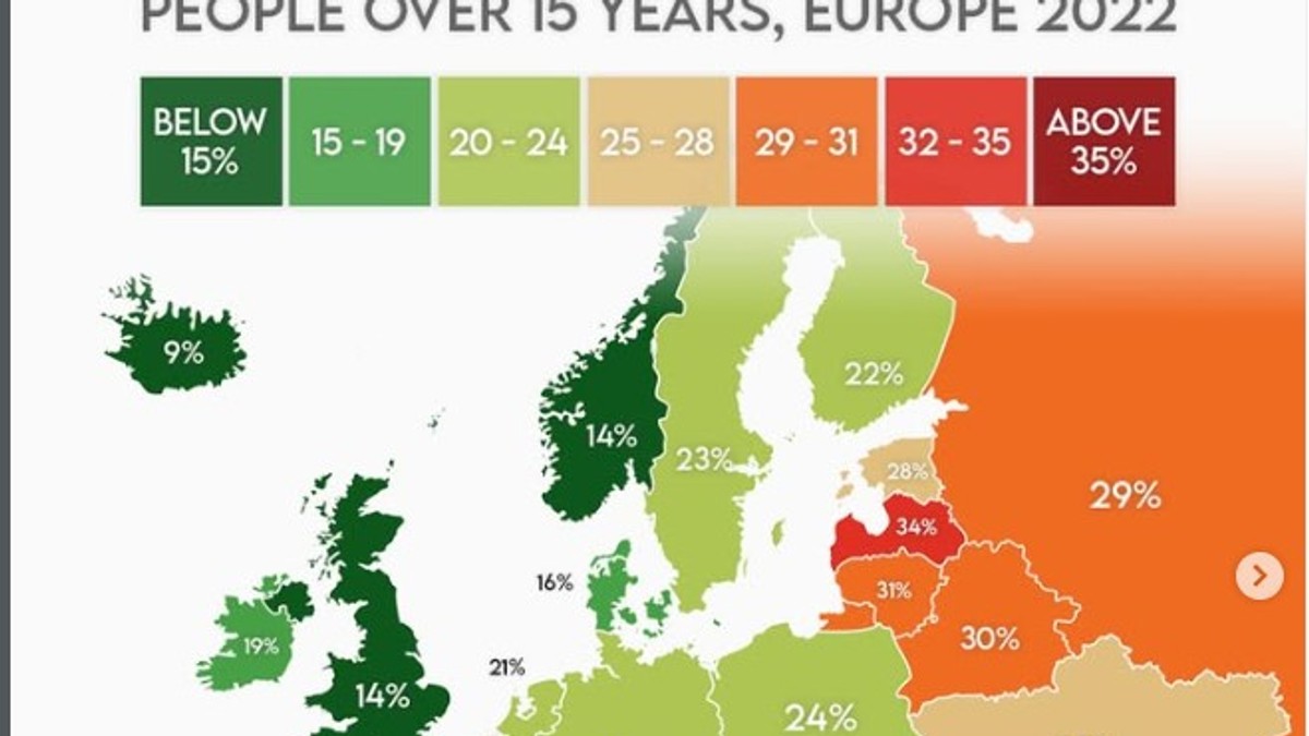 CEO BALKAN U CRVENOJ ZONI! Srbija na samom vrhu neslavne liste: Dobro pogledajte ovu kartu Evrope, podaci su UZNEMIRAVAJUĆI (MAPA)