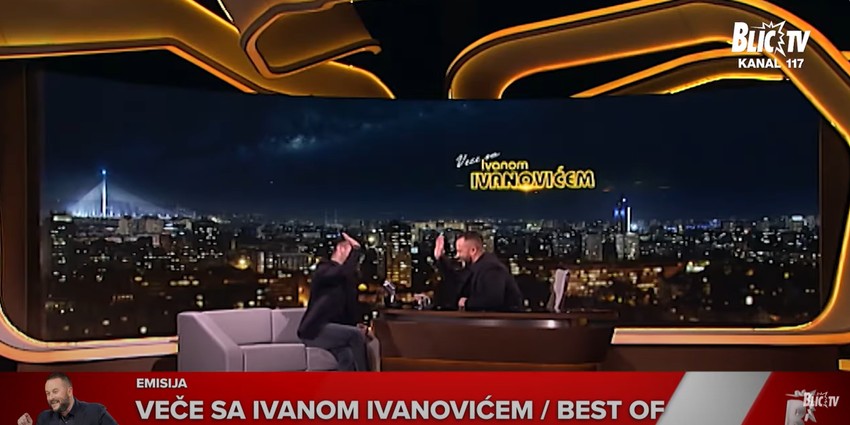 Vlado Georgiev u emisiji "Veče sa Ivanom Ivanovićem"