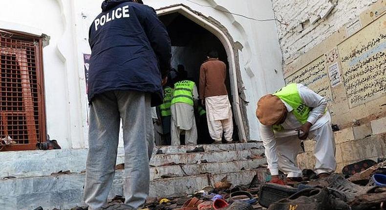 Death toll rises to 25 in suicide bombing in Pakistan mosque - regional official