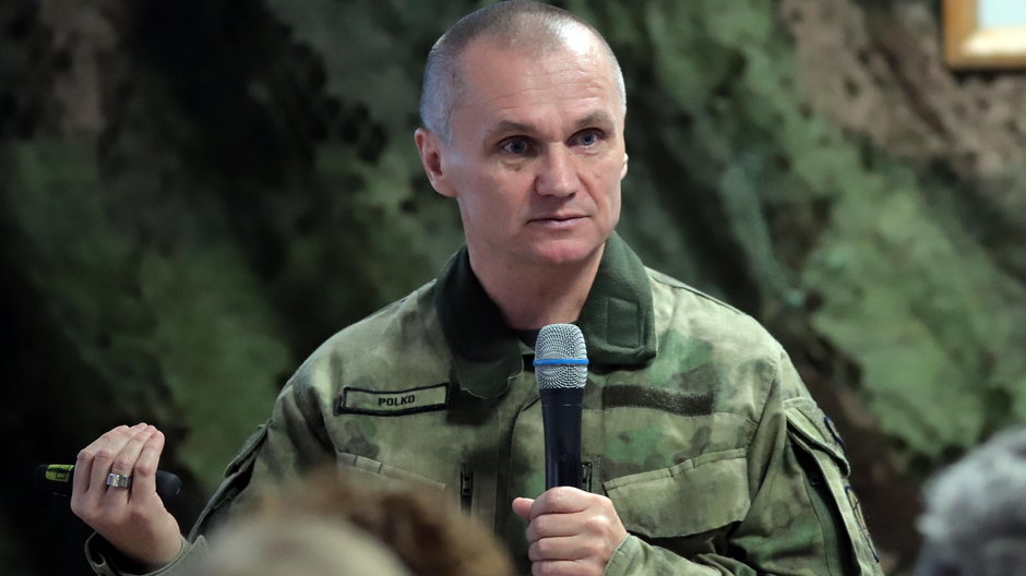 Gen. Polko o rosyjskich rakietach: celowo uderzają w pobliżu granicy z Polską