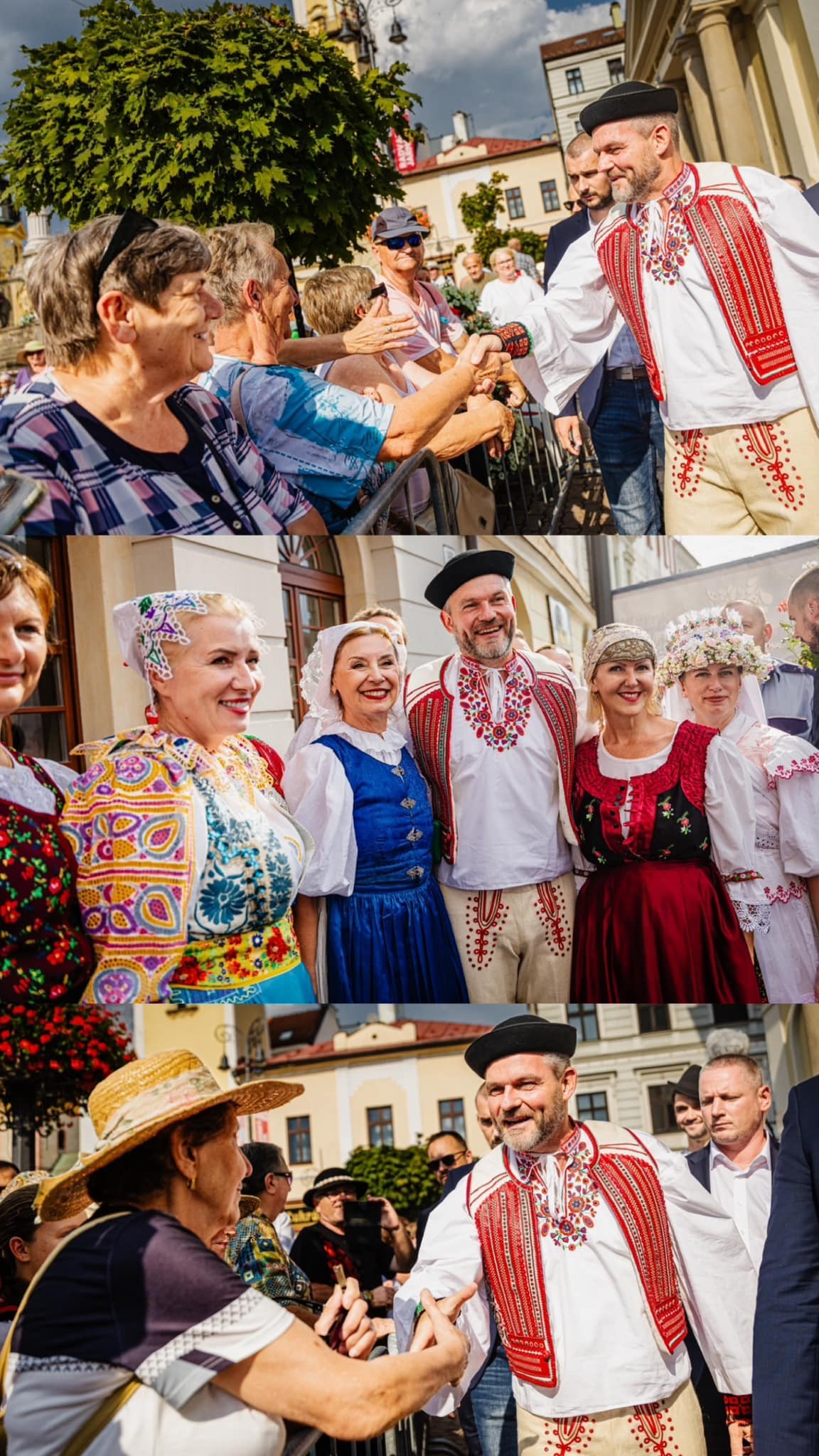 Prezident Peter Pellegrini na Slovenskom dni kroja.
