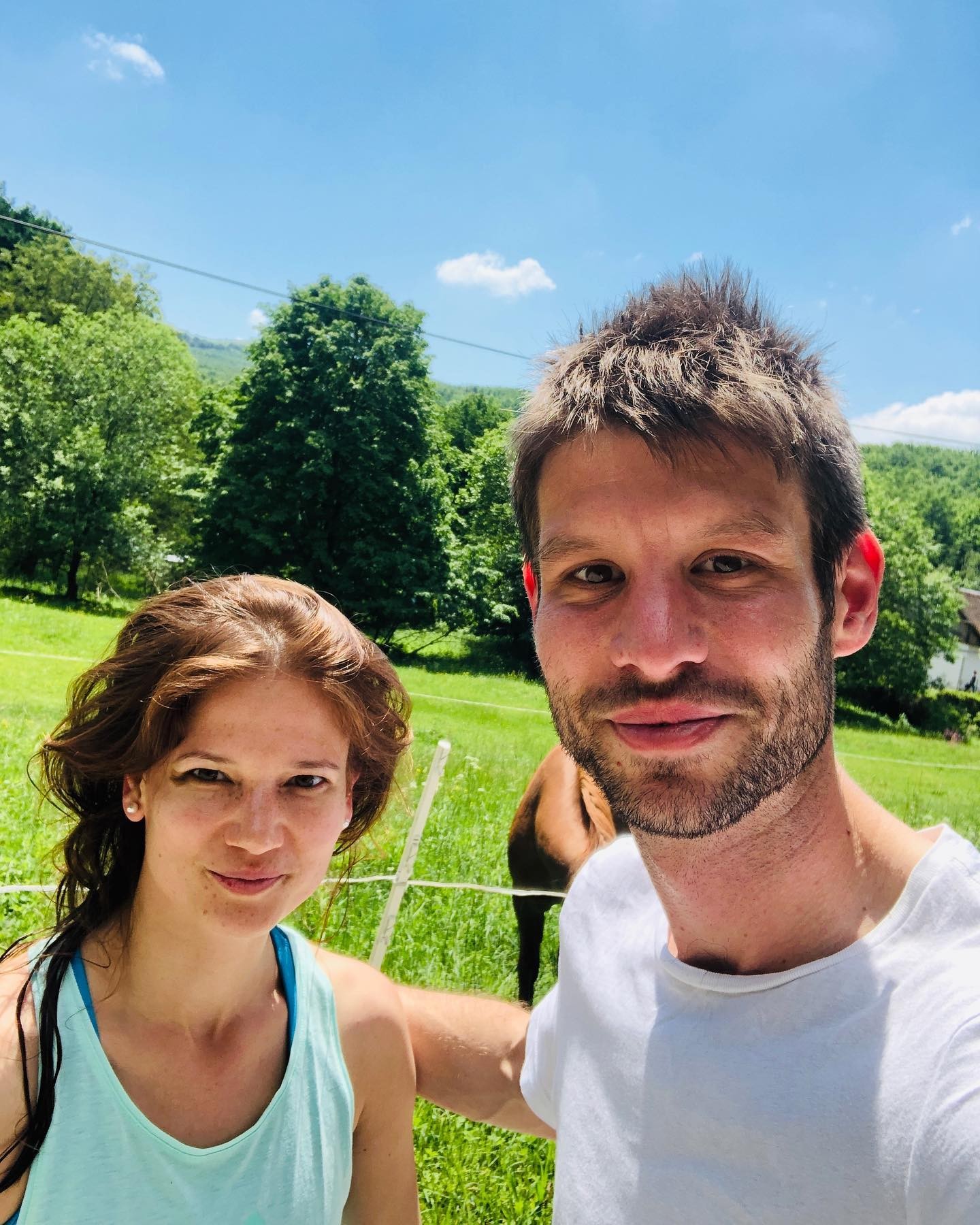 Michal Šimečka a jeho partnerka Soňa Ferienčíková.