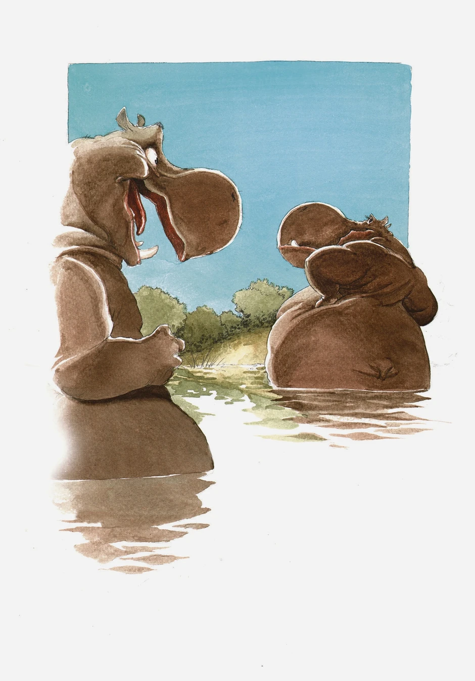 Toliko o lepoti - Nilska je kobila debela k’o bure,al’ za nilskog konja nema lepše cure. 