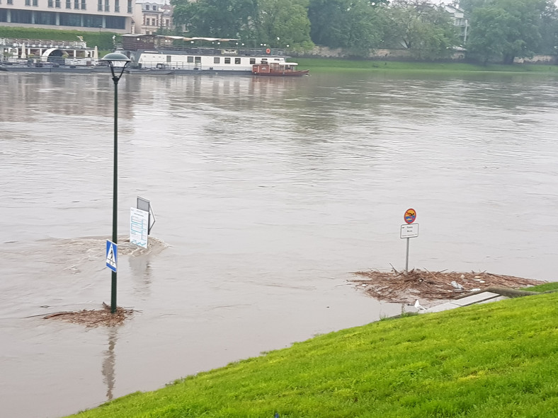 Sytuacja powodziowa w Krakowie