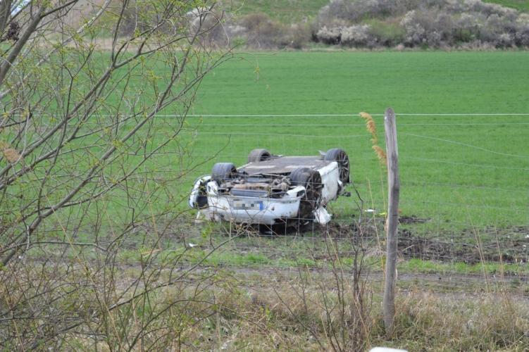 Felborult a luxusautó Zagyvaszántónál, a sofőr meghalt / Fotó: police.hu