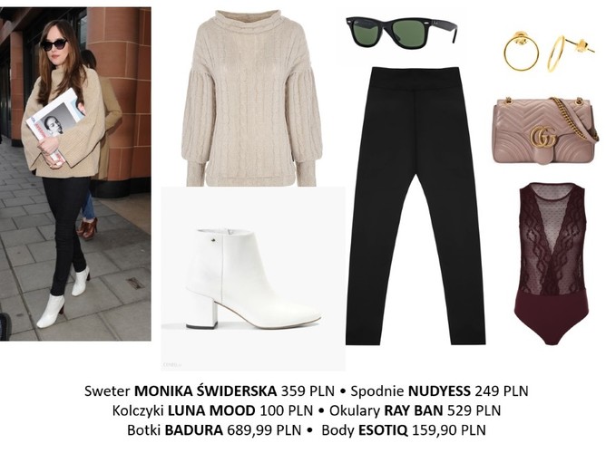 STYLIZACJE Dakoty Johnson