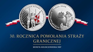 30. rocznica powołania Straży Granicznej – moneta kolekcjonerska NBP