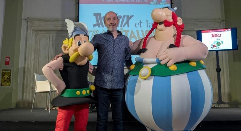 French comics writer Jean-Yves Ferri has given some glimpses of the latest Italian adventure of Gallic heroes Asterix and Obelix, Asterix and the Race through Italy