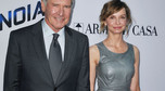 Harrison Ford i Calista Flockhart na premierze filmu "Paranoia"