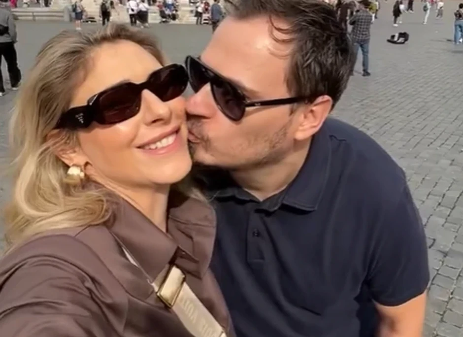 Kristina Radenković sa verenikom