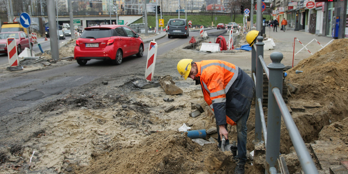 Skrzyżowanie w centrum Gdyni