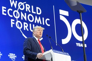 Donald Trump na Forum Ekonomicznym w Davos 2020