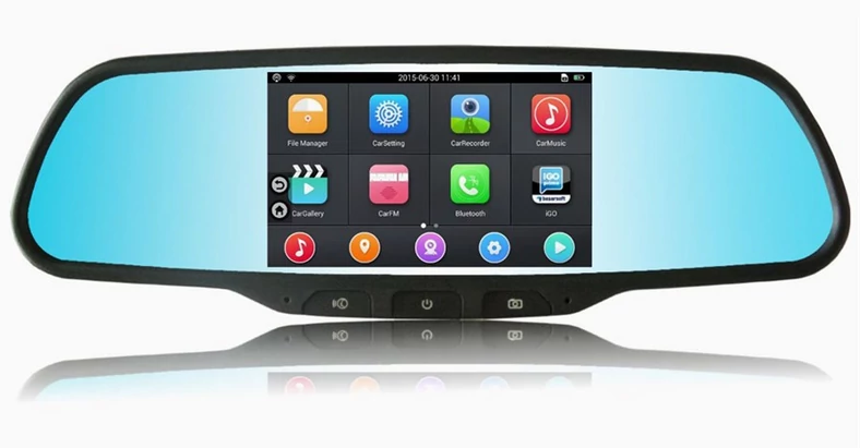 Alpine, Pioneer i Parrot to jedni z czołowych producentów urządzeń "aftermarket", ale coraz większą popularnością cieszą się lusterka wsteczne z systemem Android