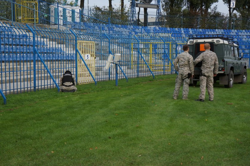 Chorzów. Ładunek wybuchowy na stadionie Ruchu Chorzów 