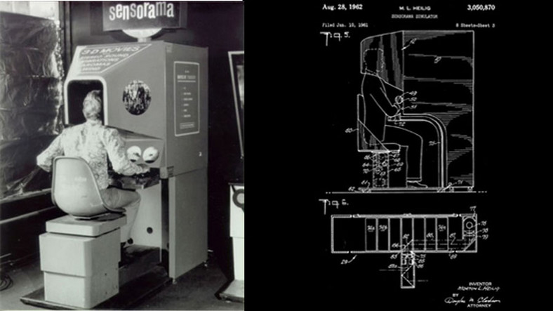 Ogromna i skomplikowana Sensorama z lat 60. XX wieku nigdy nie trafiła do sprzedaży, ale przetarła szlak następcom