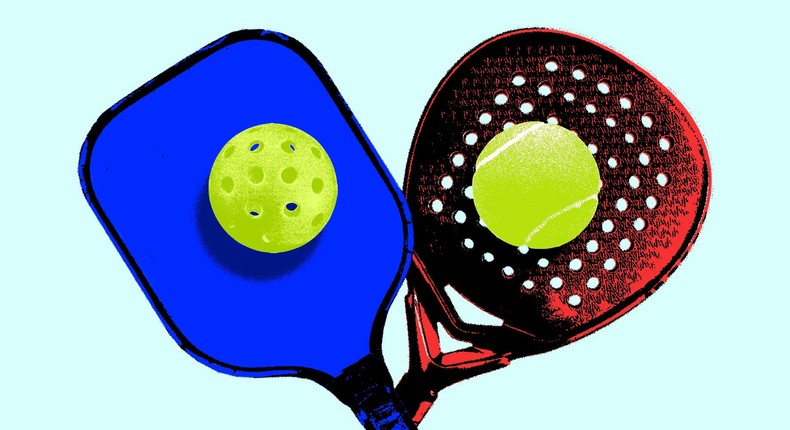 Pickleball had a headstart in gaining popularity in the US, but padel is growing fast.Wilson, Amazon, Albany Times Union/Hearst Newspapers/Getty, Creative Crop/Getty, Tyler Le/BI