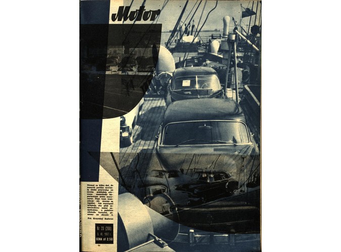 Tygodnik 'Motor' z czerwca 1957 r., którego tematem przewodnim był 'Import marynarski'