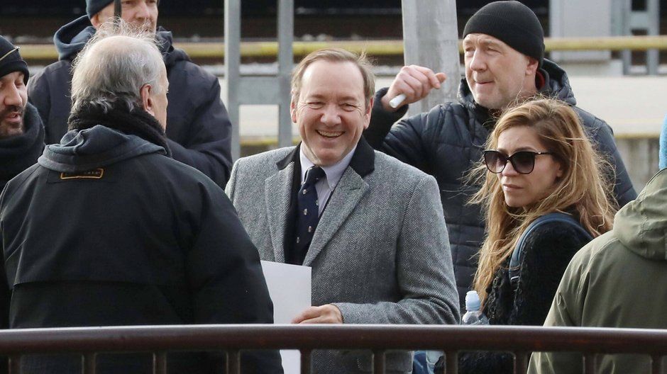 Kevin Spacey na planie filmowym w Zagrzebiu