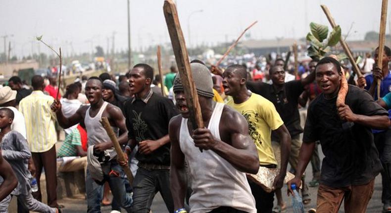 Illustrative photo of election day violence in Nigeria (AFP) 