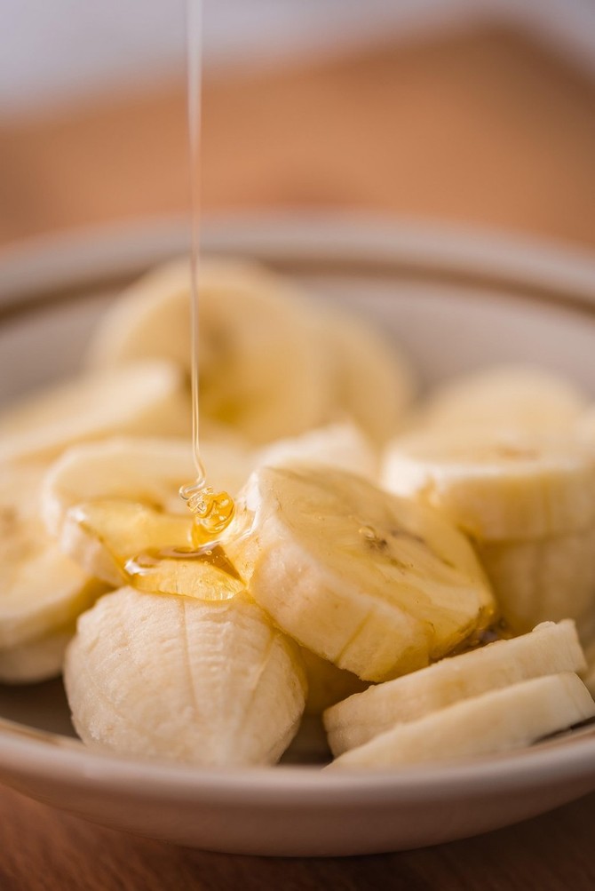 Banane i med