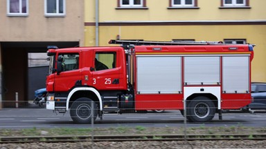 Pożar w fabryce w Strzelcach Opolskich