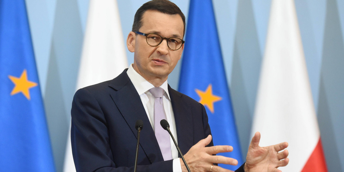 Premier rządu Mateusz Morawiecki 