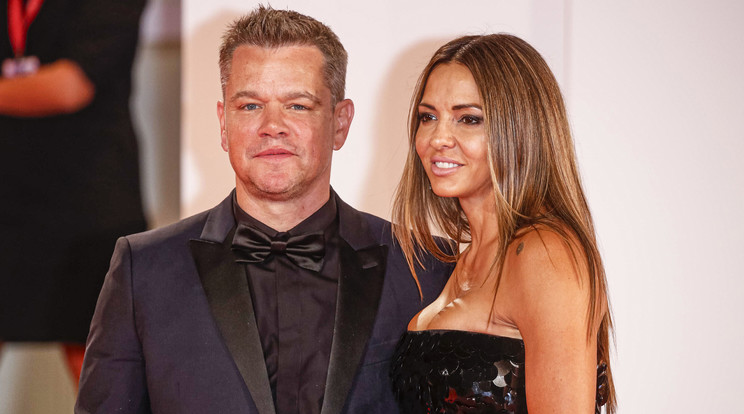 Matt Damon és felesége Luciana / Fotó: Northfoto