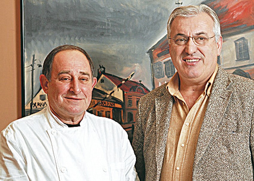 Odlično posluju: Glavni kuvar Voja Milićević i gazda Zoran Labus