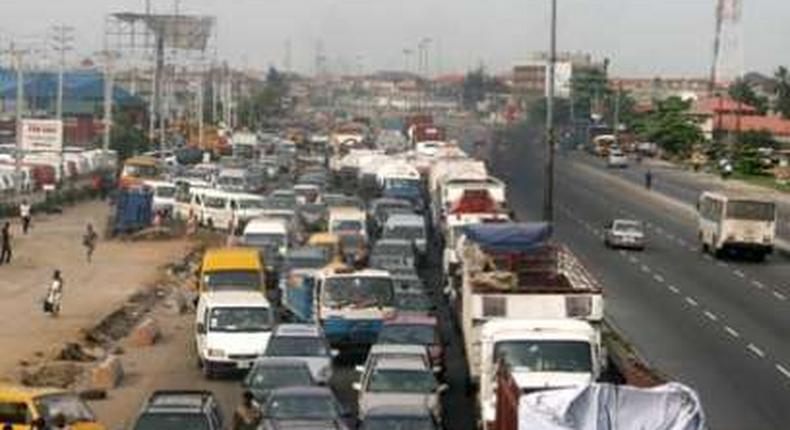 traffic on Apapa-Oshodi expressway