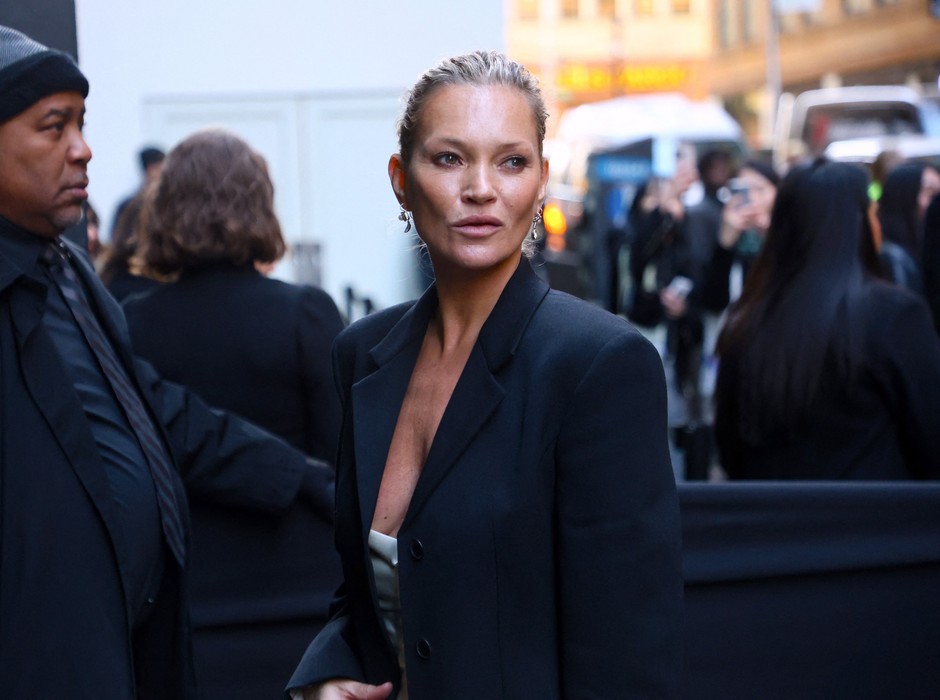 Kate Moss pristiže na Calvin Klein reviju