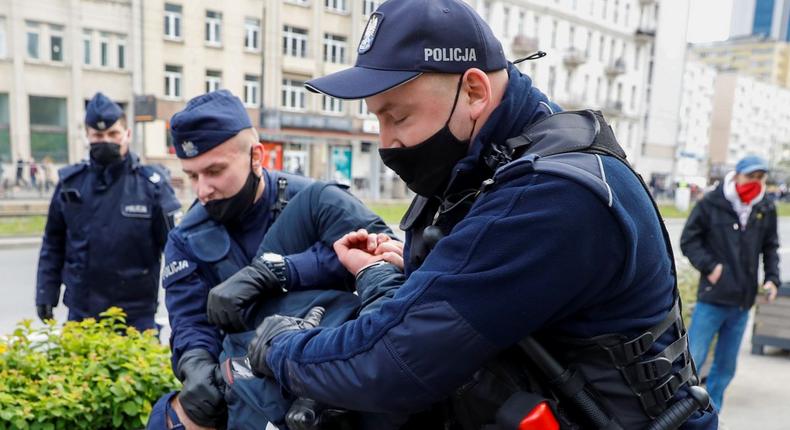 police pologne