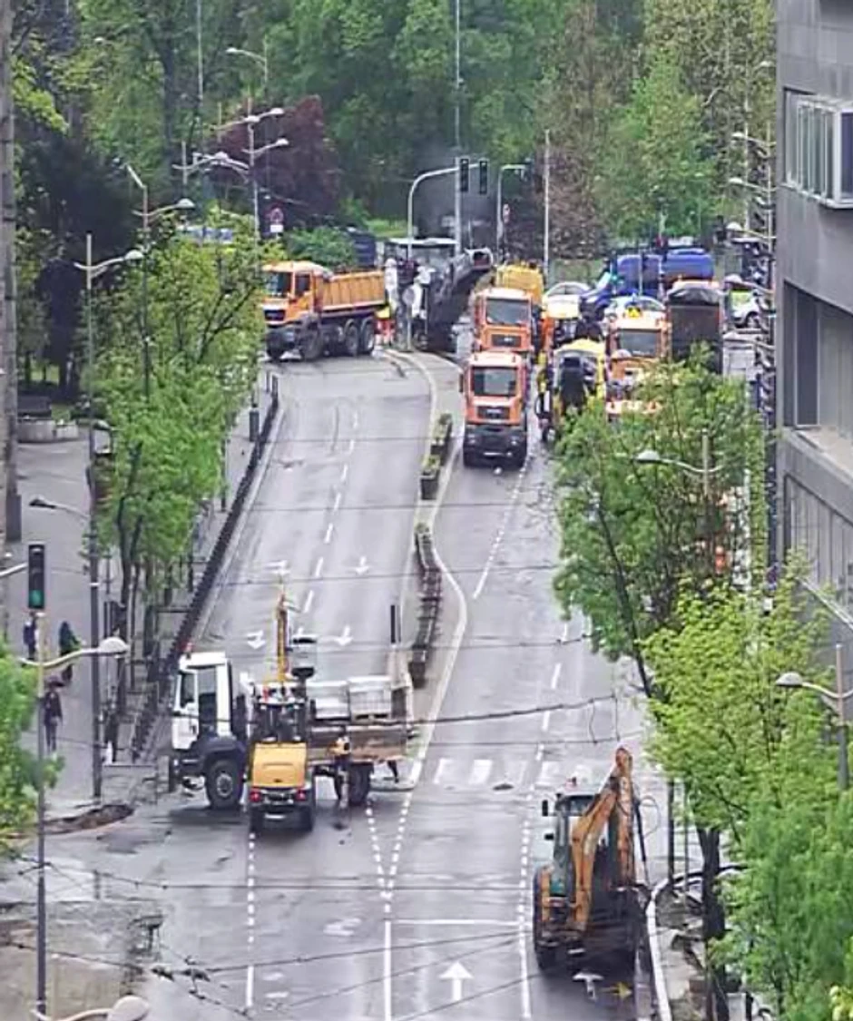 Zatvorena Takovska ulica zbog radova