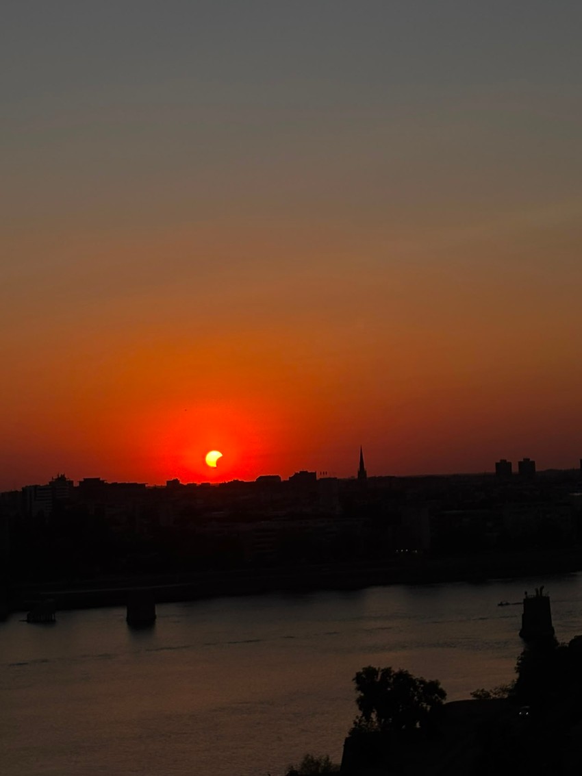 Delimično pomračenje Sunca iznad Novog Sada