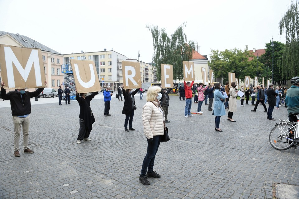 Protest przed Sądem Najwyższym