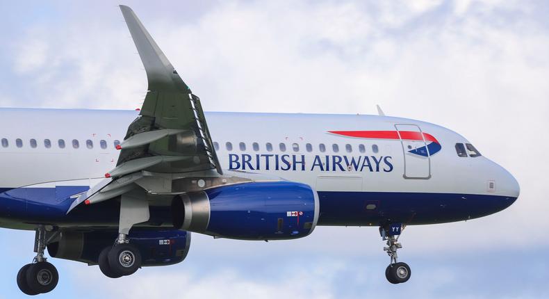 A British Airways Airbus A320.Nicolas Economou/NurPhoto via Getty Images