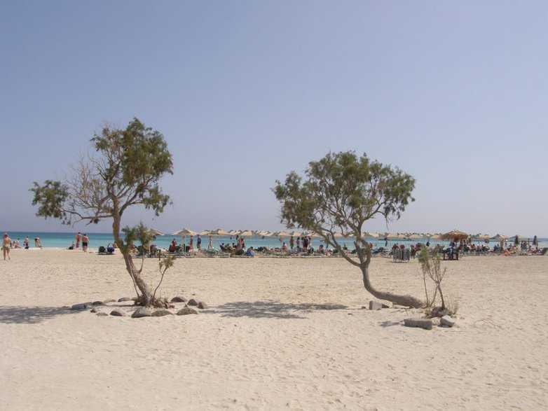 Elafonisi beach