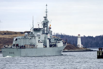 Kanadyjska fregata płynie na Bałtyk. Ma pomóc Europie w "utrzymaniu siły i suwerenności"