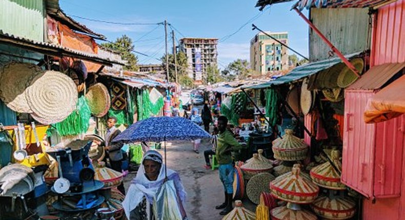 Insider Shola Market in Addis Ababa