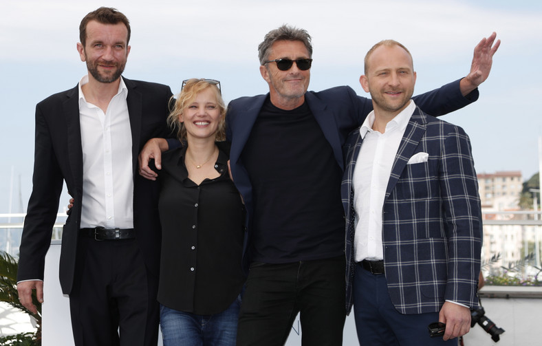 Tomasz Kkot, Joanna Kulig, Paweł Pawikowski i Borys Szyc w Cannes