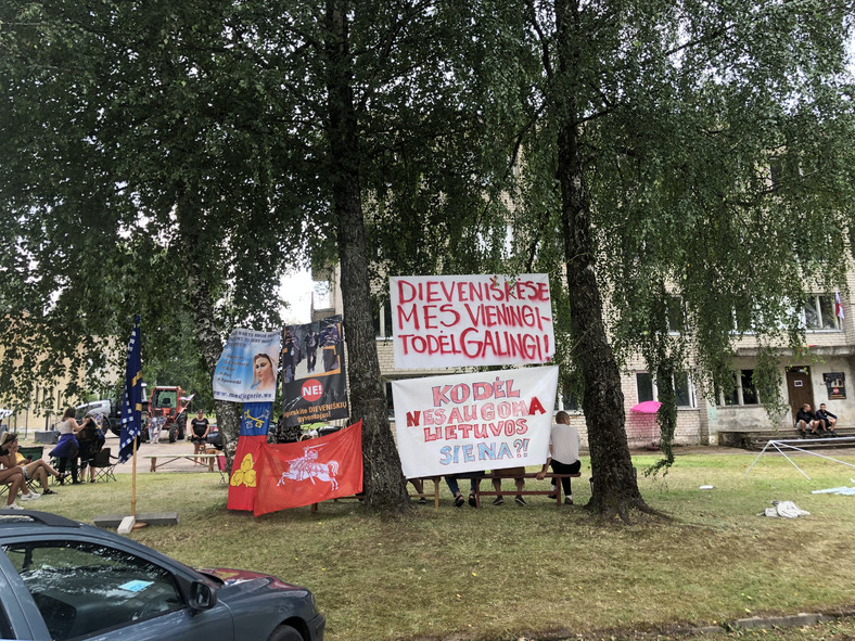 Protest w Dziewieniszki