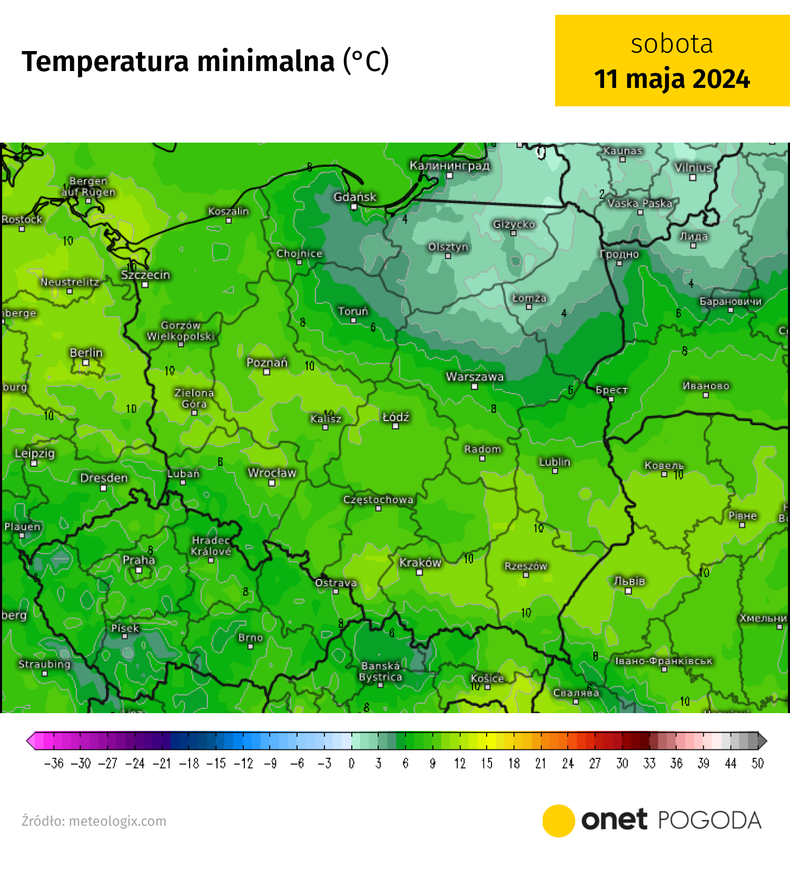 Przymrozki możliwe są tej nocy na północnym wschodzie