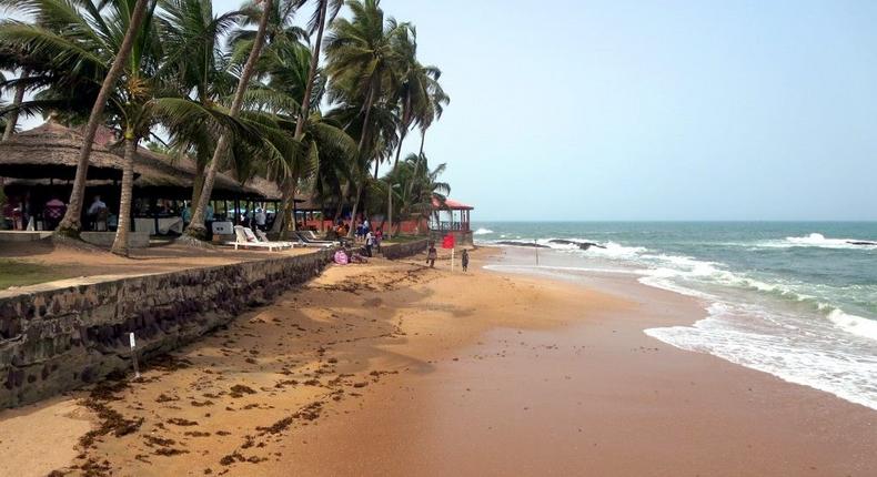 Beach in Ghana