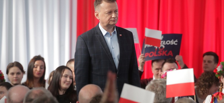 Błaszczak przekonuje do PiS. Mówi też o "innych, którzy reprezentują cwaniaków"